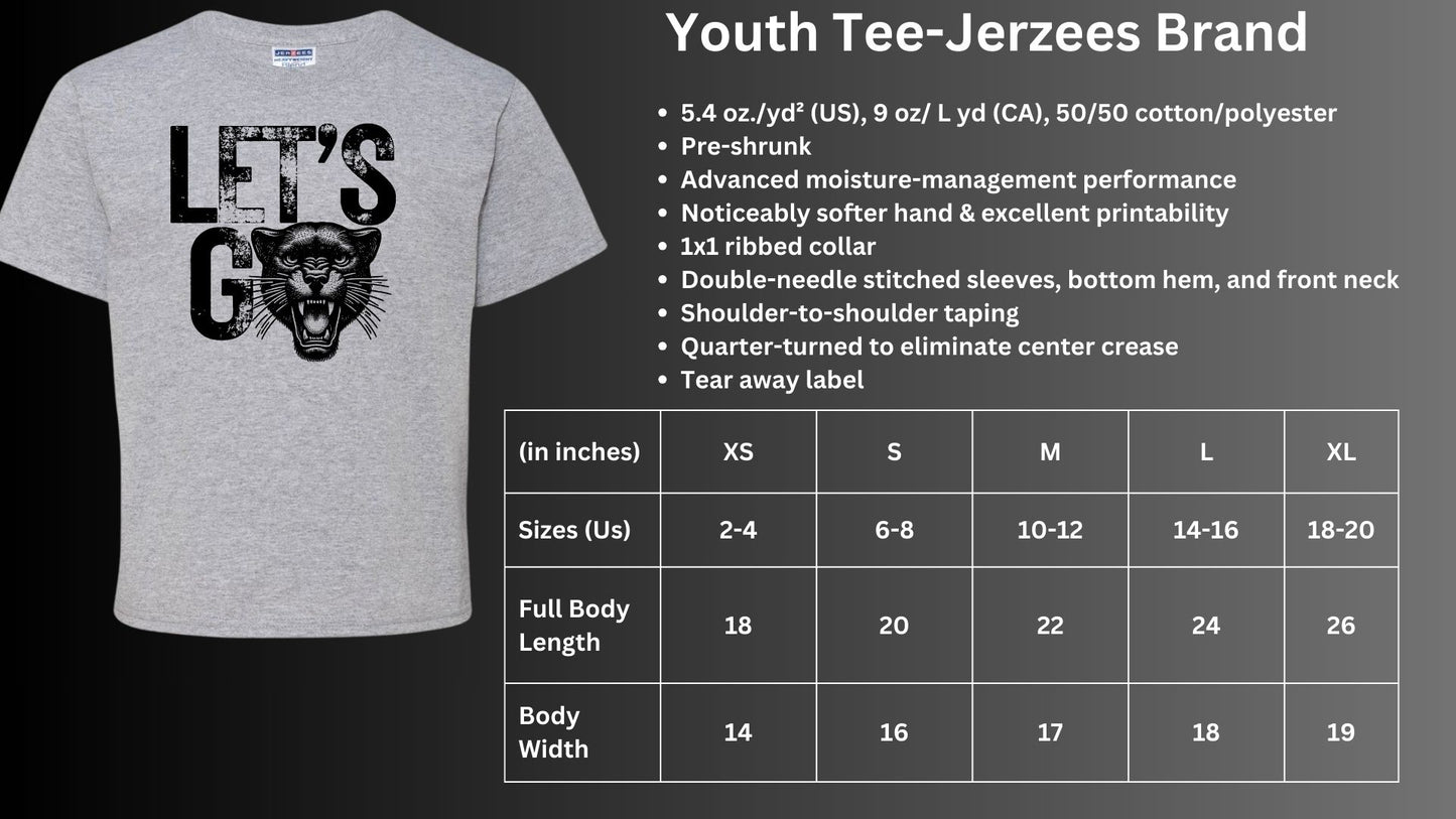 🐾MMS Let's Go Panthers Short Sleeve Tee🐾