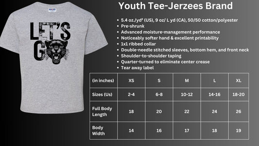 🐾MMS Let's Go Panthers Short Sleeve Tee🐾
