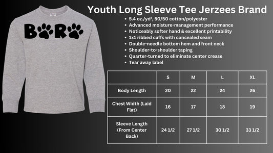 🐾B🐾R🐾 Long Sleeve Tee🐾