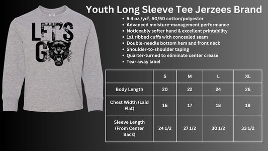 🐾MMS Let's Go Panthers Long Sleeve Tee🐾
