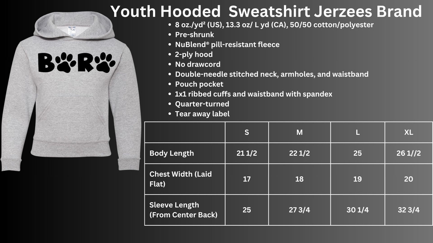 🐾B🐾R🐾 Hoodie Sweatshirt🐾