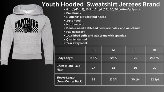 🐾MMS Bubble Checkered Panther Hoodie Sweatshirt🐾