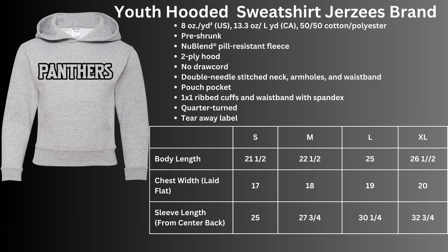 🐾MMS PANTHERS outline Hoodie Sweatshirt🐾