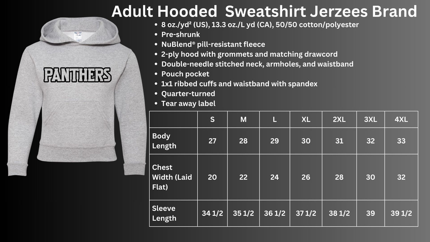 🐾MMS PANTHERS outline Hoodie Sweatshirt🐾