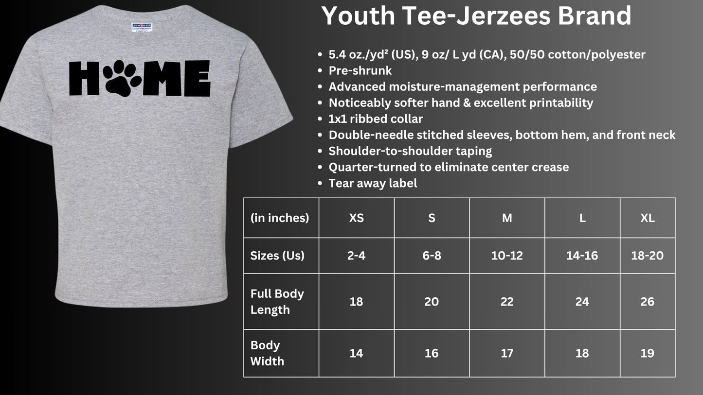 🐾H🐾ME Short Sleeve Tee🐾