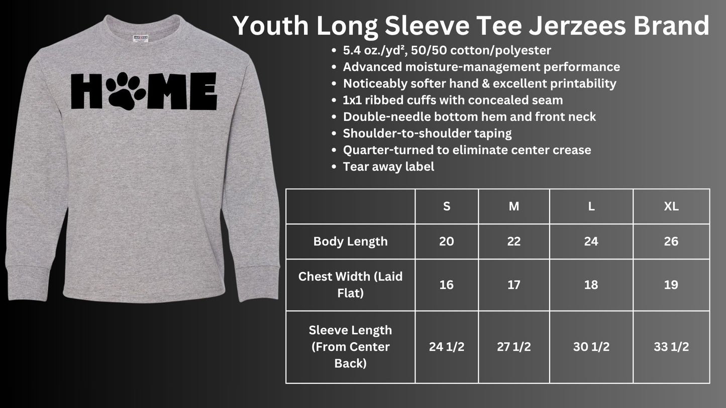 🐾H 🐾ME Long Sleeve Tee🐾