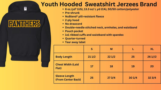 🐾MMS PANTHERS outline Hoodie Sweatshirt🐾
