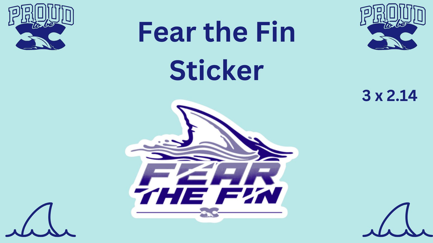 🦈Fear the Fin Sticker🦈