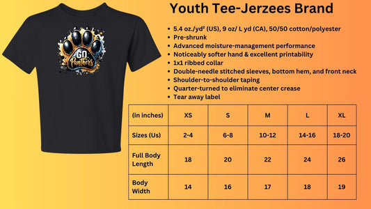 🐾MMS Go Panthers Short Sleeve Tee🐾
