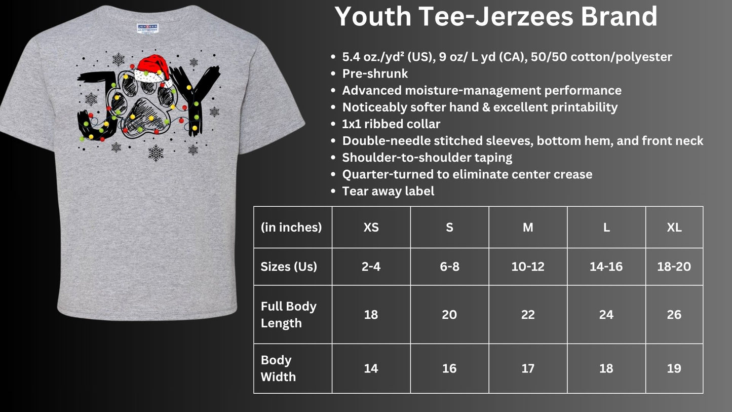 🐾🎄JOY Short Sleeve Tee🎅🐾