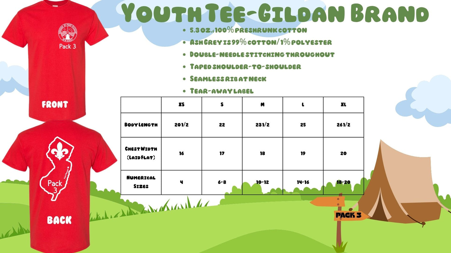 ⛺Pack 3 Short Sleeve Tees⛺