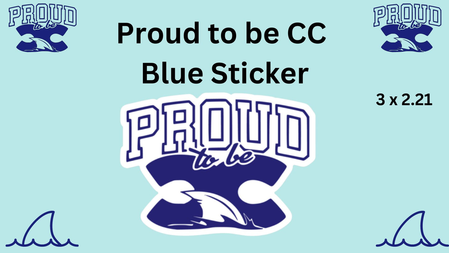 🦈Proud to be CC Blue Sticker🦈