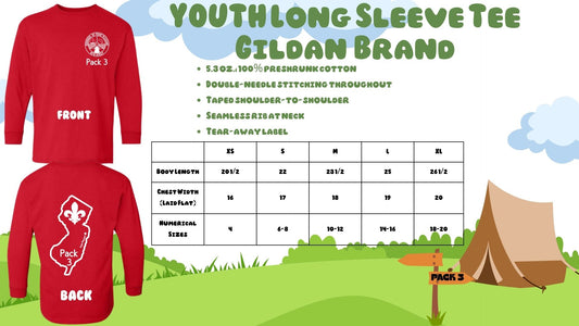 ⛺Pack 3 Long Sleeve Tees⛺