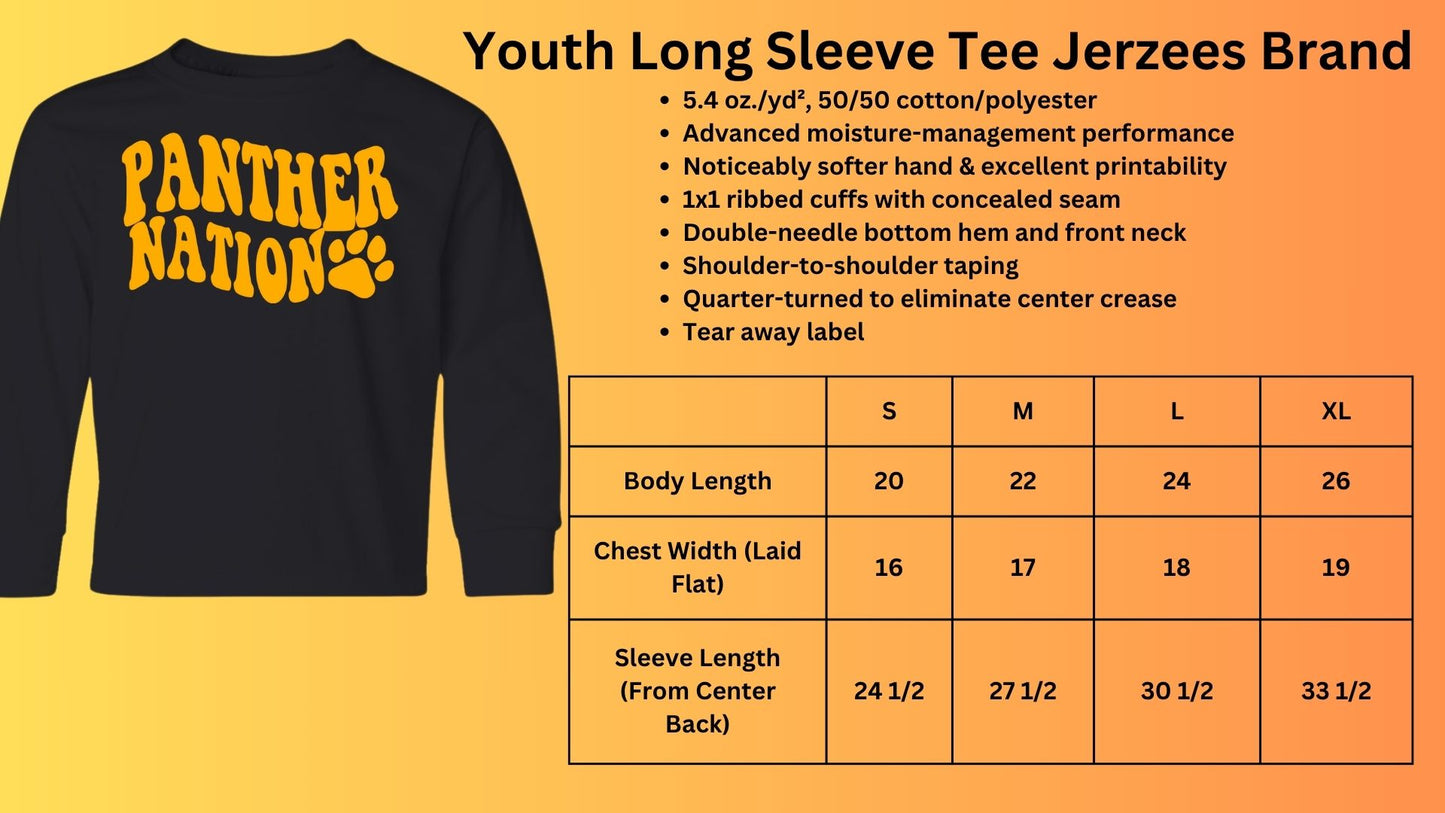 🐾Panther Nation Long Sleeve Tee🐾