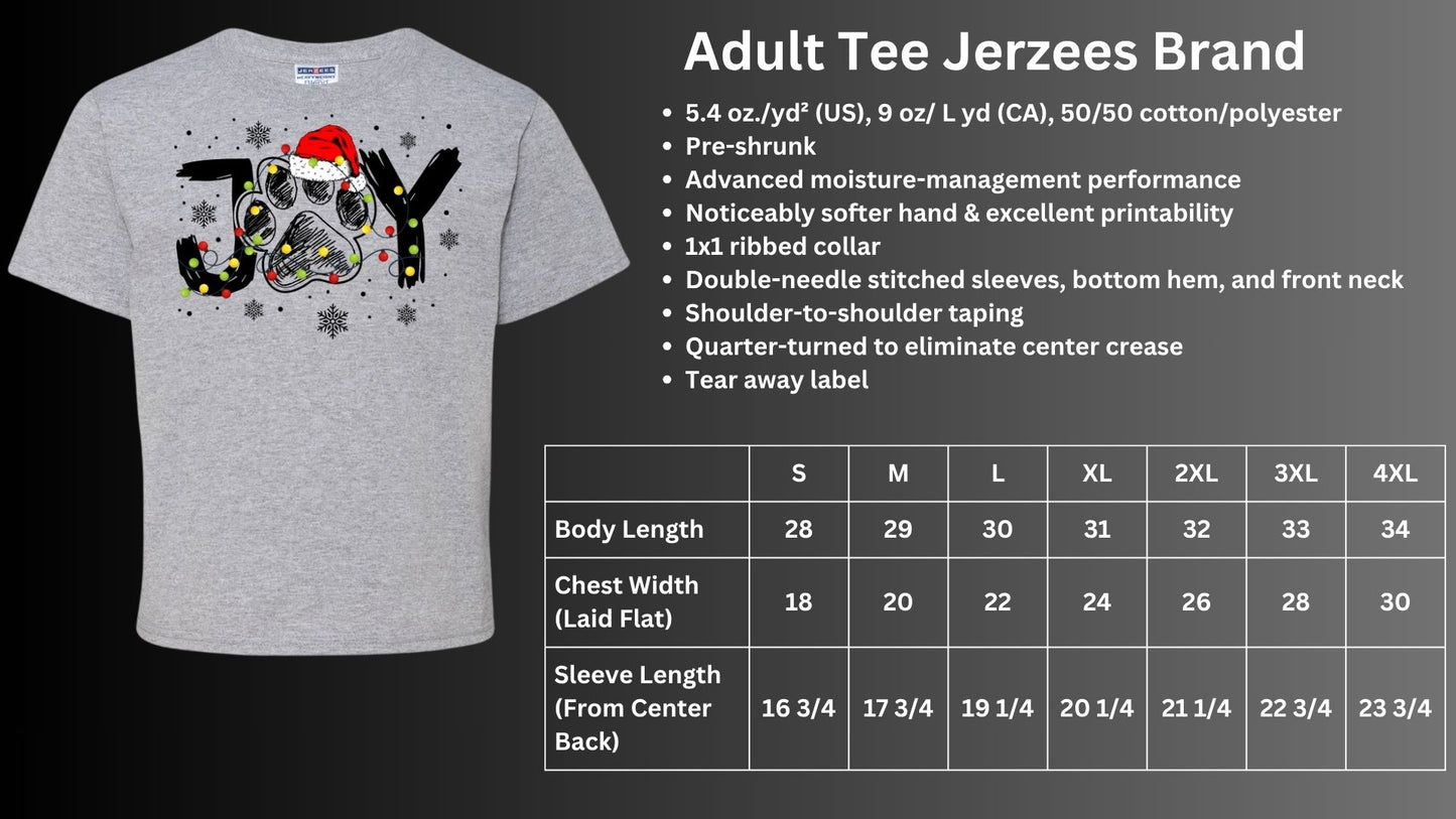🐾🎄JOY Short Sleeve Tee🎅🐾
