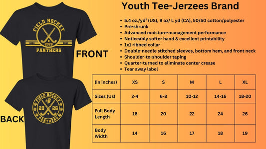 🐾🏑2026 MMS Field Hockey Short Sleeve Tee🏑🐾