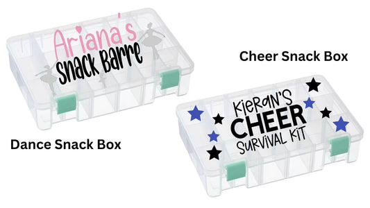 Dance or Cheer Snack Boxes