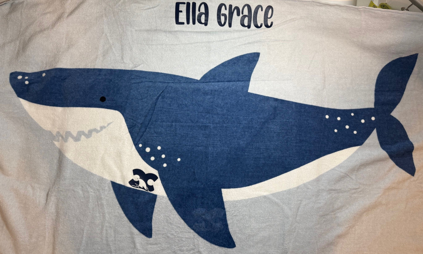 🦈Personalized Shark Beach Towel🦈