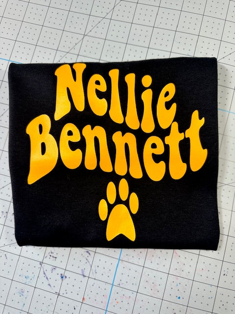 🐾Nellie Bennett Groovy Paw Print Long Sleeve Tee🐾