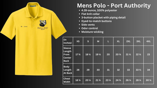 🐾Men's Staff Personalized Short Sleeve Polo Tee🐾